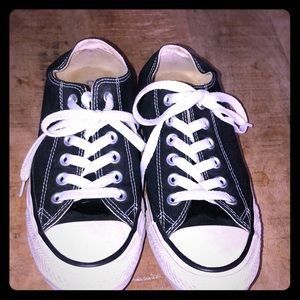 Black Converse All-Star low tops